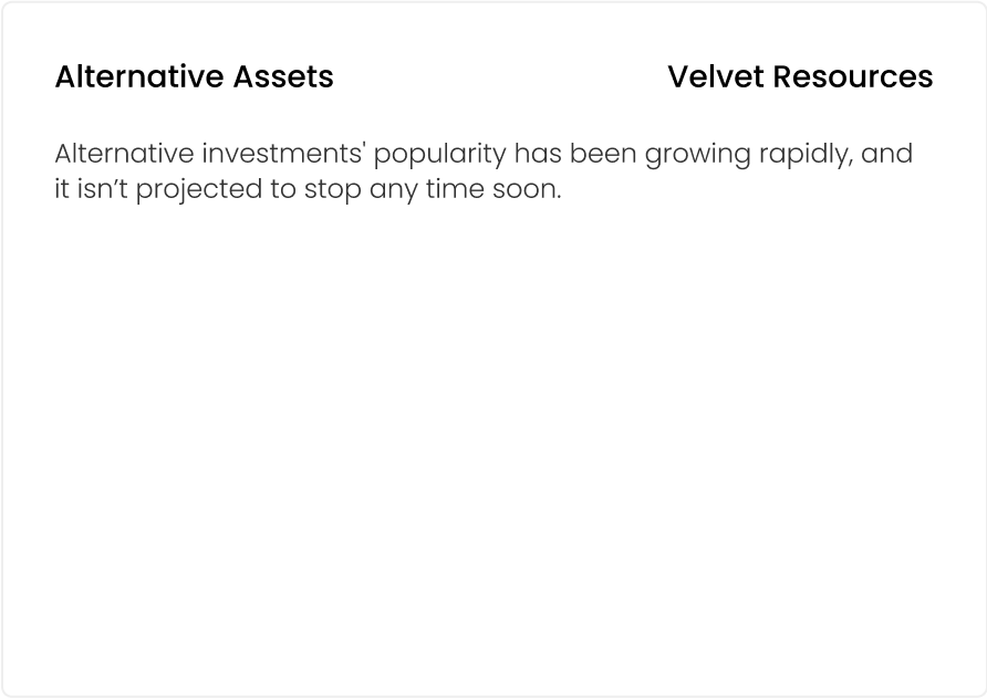 See alternative assets on Velvet